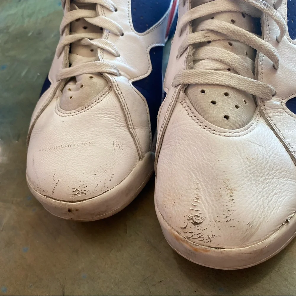 Nike Air Jordan 7 Retro “Tinker Alternate” USA Red Blue 304775-123 Mens Size 13 - Picture 4 of 6